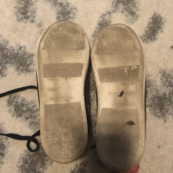 Nine west satin olive with black laces sneakers - Picture 4 of 4